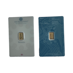Royal Mint 1 gram gold bar