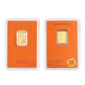 Valcambi Suisse 2.5g gold bar