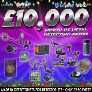 pre xmas metal detecting instant win competition
