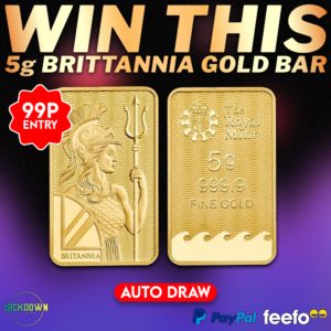 The Royal Mint 5 Gram gold Britannia