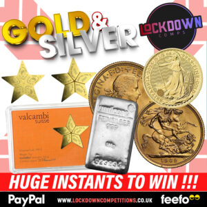 gold and silver bullion instant win competition