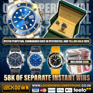 Rolex and cash instant win competition