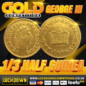 George III 1/3 gold guinea
