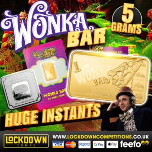 willy wonka 5 gram gold bar