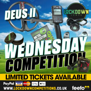 xp deus II metal detector wednesday comp