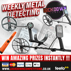 metal detecting instant win competition