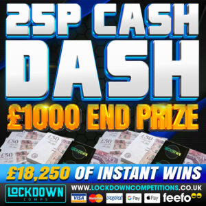cash dash cash instant win competition