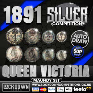 1891 silver maundy set