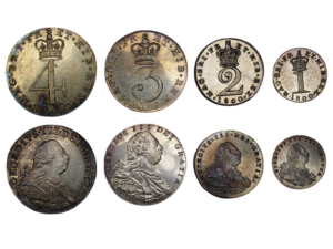 1800 silver maundy set