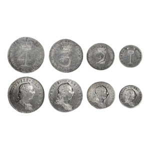 king george III silver maundy set 1786