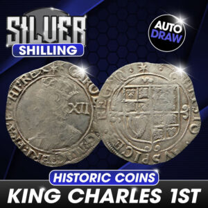 King Charles I silver hammered shilling