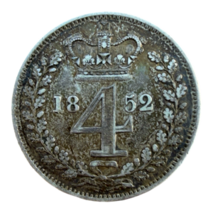 queen victoria silver four pence