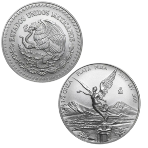 Mexican Libertad 1/2 oz silver coin